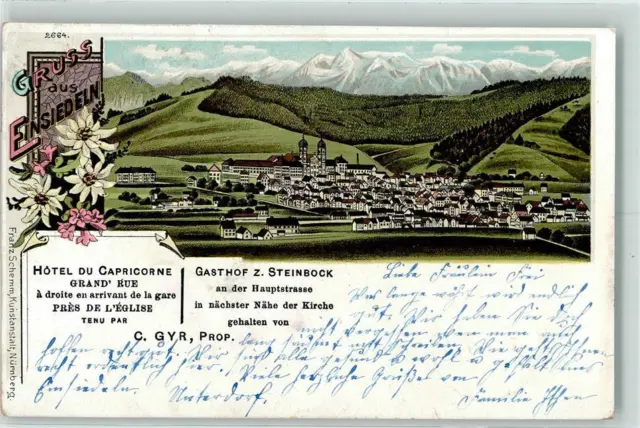 13223688 - Einsiedeln Hotel du Capricorne Gasthof zum Steinbock 1901