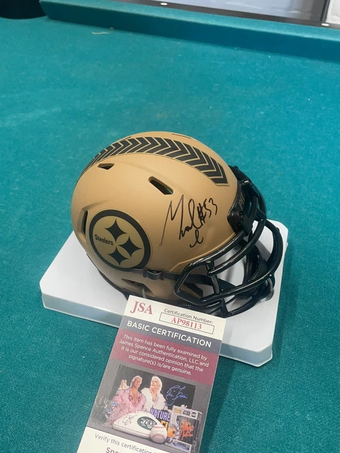 Maurkice Pouncey Signed Autographed Salute To Service Mini Helmet Jsa Coa Rare