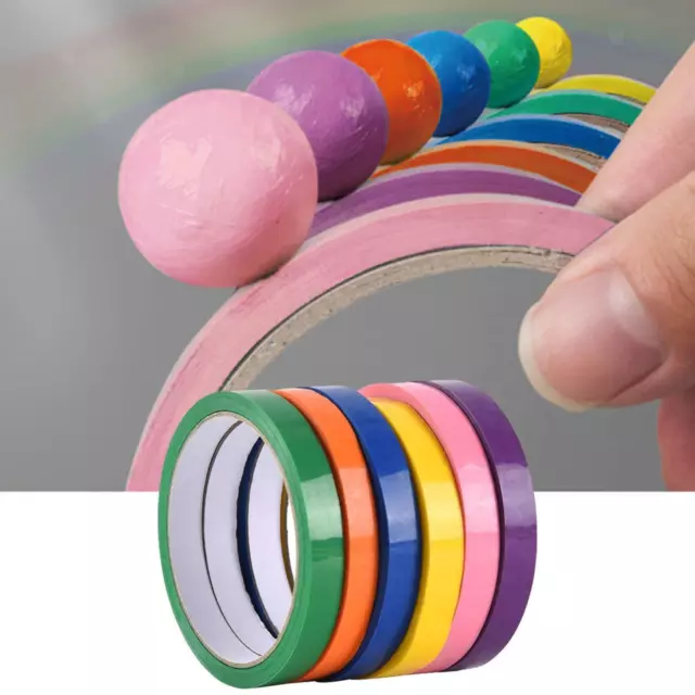 6 Rollen Dekompression Sticky Ball Tape DIY Bunte Ball Tape Spielzeug 2