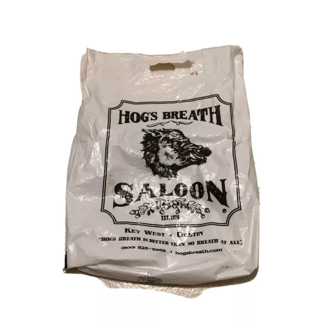 Hogs Breath Saloon Key West Florida Plastic Check-Out Bag