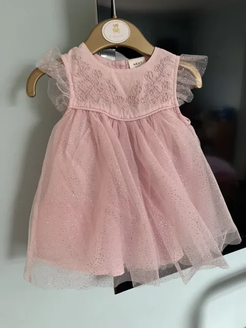 next baby girl dress and Shoes 0-3 months