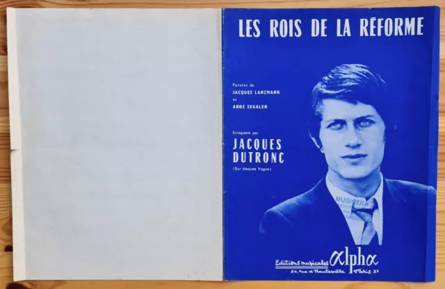 Jacques Dutronc. Chansons : . Paroles de Jacques Lanzmann et de