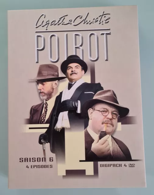 Hercule Poirot Saison 6 Coffret 4 Dvd 4 Épisodes - Agatha Christie