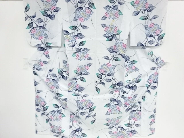 42132# Japanese Kimono / Yukata / Hydrangea