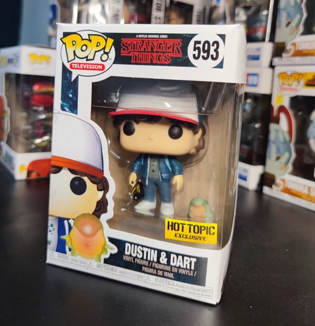 Funko POP! TV: Stranger Things 593# Dustin & Dart Exclusive Vinyl Action Figures