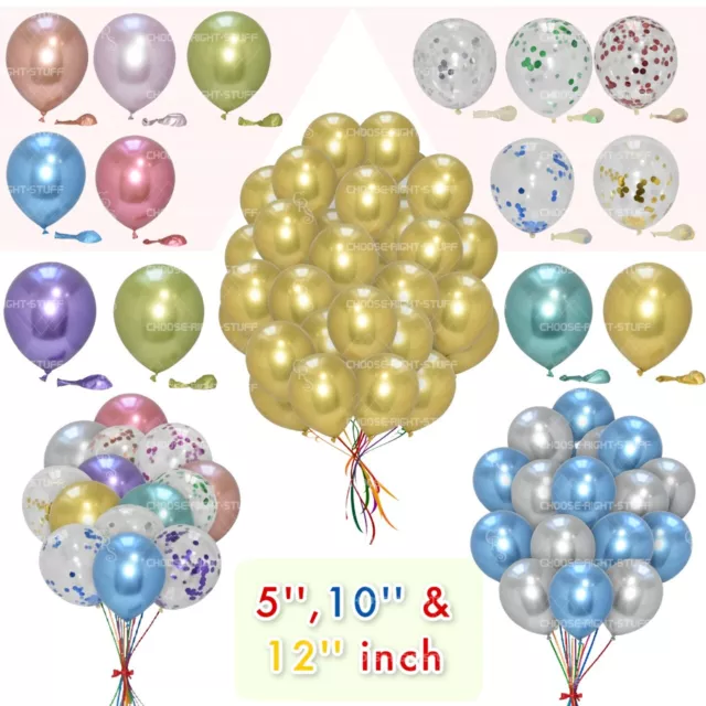 5" inch small latex balloons WHOLESALE party birthday 100 PCS wedding decoration