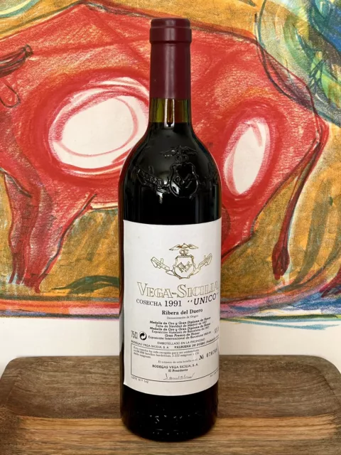 Botella Vino VEGA SICILIA “ÚNICO” Cosecha 1991. En perfecto estado 2