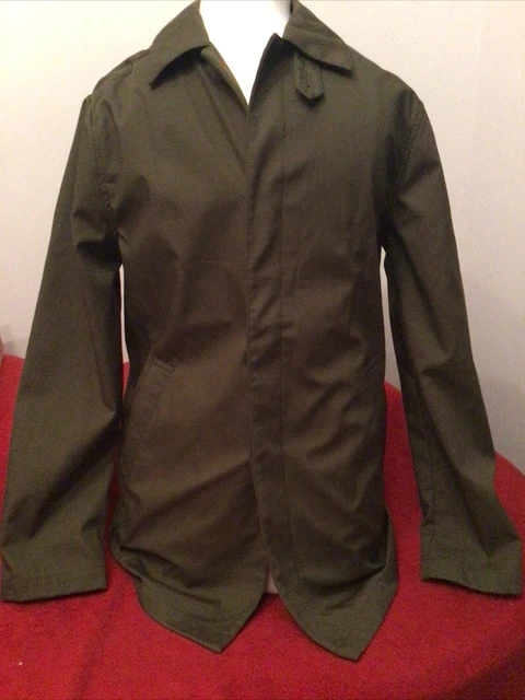 MEN S LUC BREVET Zurich Showerproof Coat UK Size S VGC Dark Green 20.99 PicClick UK