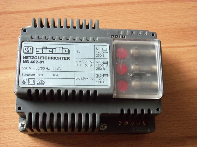 SIEDLE NG 401-01 Netzgleichrichter (TOP Zustand) EUR 69,99 - PicClick DE