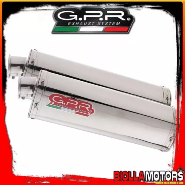 Silenziatori Gpr Honda Vtr 1000 Sp-2 Rc51 1000Cc 2002-2006 Omologato/Approved Tr