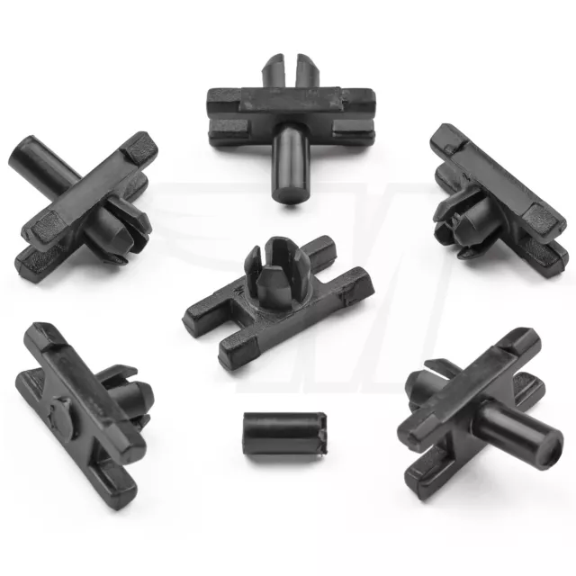 30x Moldura Alojamiento de la Rueda Ventana Lateral Fijaciones Clip para BMW