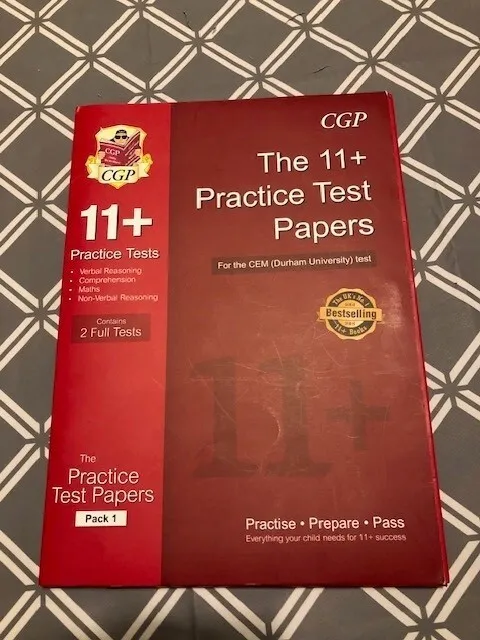 11+ Year 6 CEM Practice Papers 4 Full Sets with Answers Packs 1-4 Ages 10-11 CGP