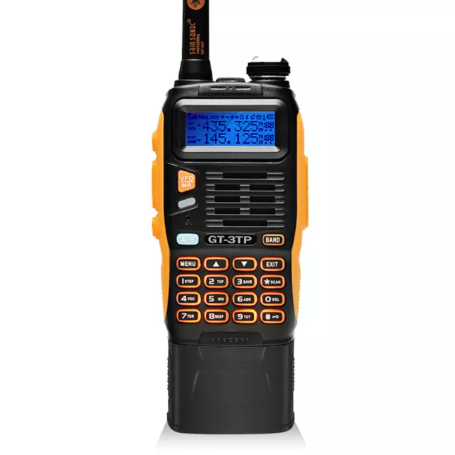 3800mAh Battery Baofeng GT-3TP MarkIII 8W Dual Band V/UHF Ham Two-way Radio US