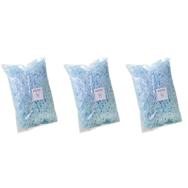 3 Paquetes Papel Raffias Accesorios Fiesta Papel Decorativo Filamento Regalo
