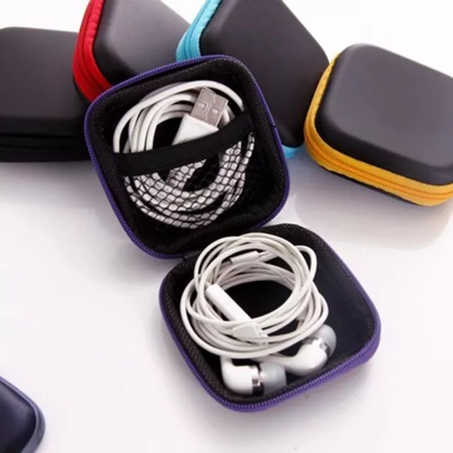 Zipper Holder Case Earphone Bag Headphone Holder Case Storage Box Earbuds Pouch