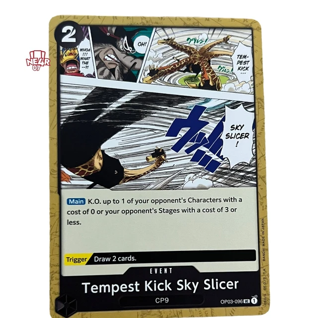 ONE PIECE CARD Pillars Of Strength Eng Op03096 Tempest Kick Sky Slicer UC £1.20 PicClick UK