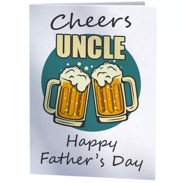 Tarjeta del día del padre de cerveza Ale Lager - Saludos tío