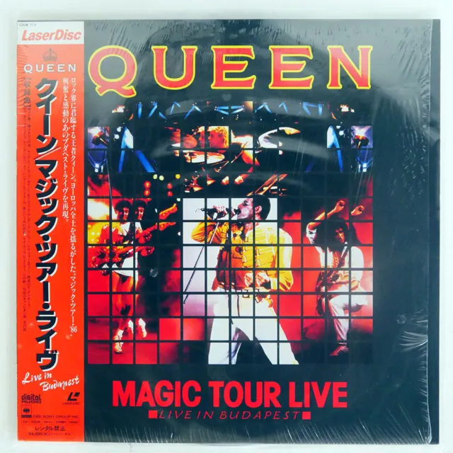 Queen Magic Tour Live (Live In Budapest) Cbs/Sony Cslm 774 Japan Shrink Obi 1Ld
