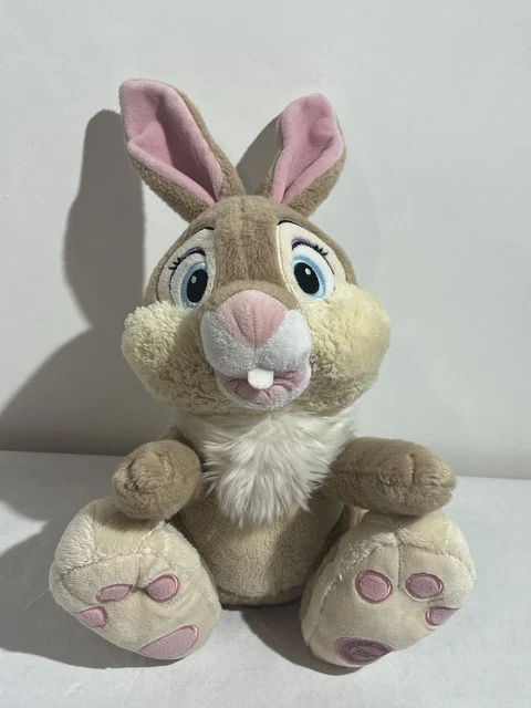 DISNEY STORE MISS Bunny Rabbit Soft Toy Bambi Thumper 15” Genuine ...