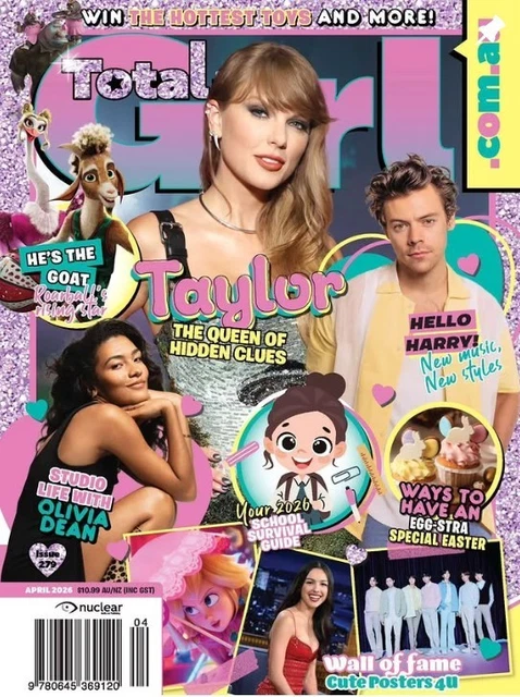 TOTAL GIRL MAGAZINE - Taylor Swift Cover - Nov/Dec 2024 Issue 268