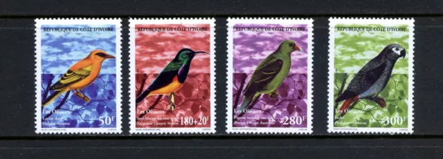 R3665 Ivoire Coast 1999 Oiseaux 4v. MNH