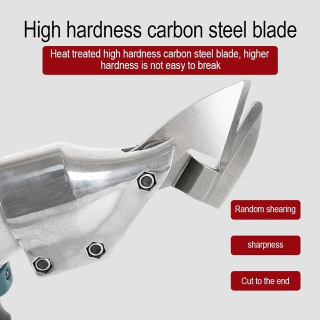 18VLi-Ion Electric Cordless-Scissors Metal-Tool Plate Shear Carbon Steel Machine