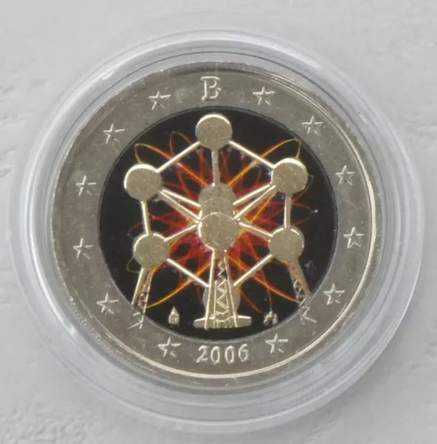 Commemorative coin Belgium 2006 Atomium IN Color uncirculated