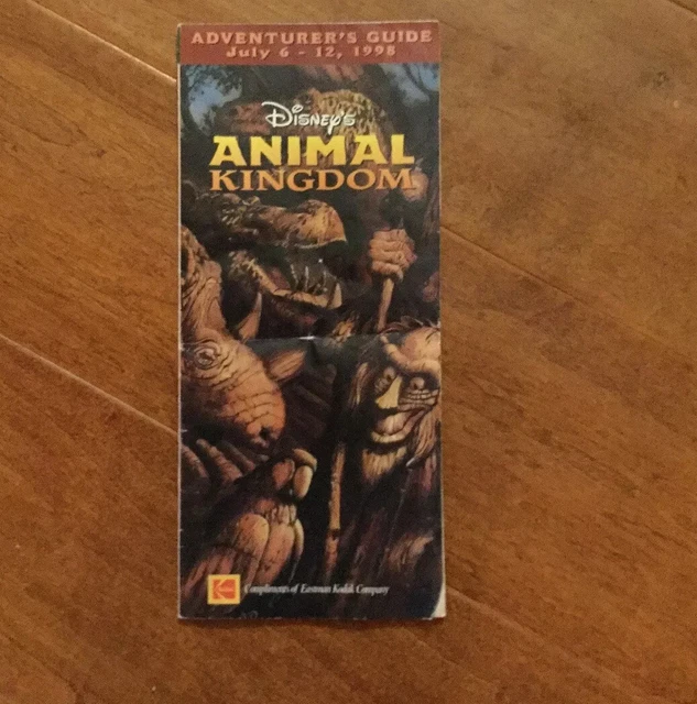 DISNEY WORLD DISNEY’S ANIMAL KINGDOM 1998 guidebook $8.50 - PicClick