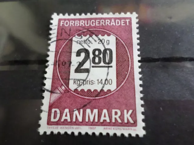 Dänemark,Briefmarke 893,Forbrugerradet,Entwertet,Abbrechen