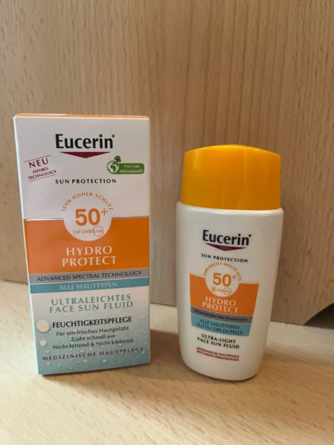 Eucerin Hydro Protect Ultraleichtes Face Sun Fluid LSF50 NEU 50ml