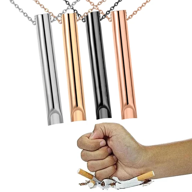 Collana Sollievo Stress Emergenza Respirazione Consapevole Ansia Smettere di Fumare Unisex