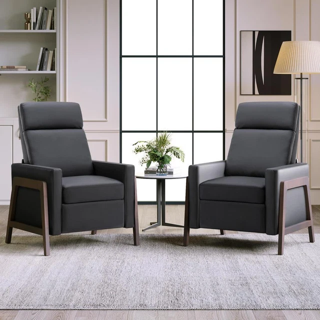 2 Pack Recliner Chairs Modern Reclining Sofas Home Theater Seating Club Chairs 2 Pack Recliner Chairs Modern Reclining Sofas Home Theater Seating Club Chairs