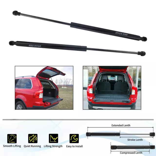 2x For Volvo XC90 MK1 2002-14 Rear Upper Tailgate Boot Trunk Gas Struts Support