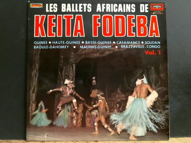 KEITA FODEBA Les Ballets Africains Vol. 1.  LP Afro Sounds Stereo französisch EX!