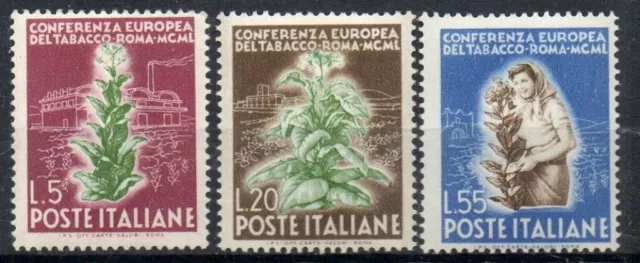 1950 Italia Repubblica "Tabacco" Serie Valori Nuovo Mnh**