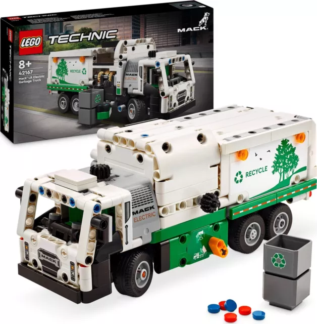Merchandising Lego: 42167 - Technic - Camion Della Spazzatura Mack Lr Electric