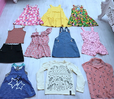 Girls Clothes Bundle Age 8-9 Years 11 Items Playsuit Shorts Dress Top Skirt