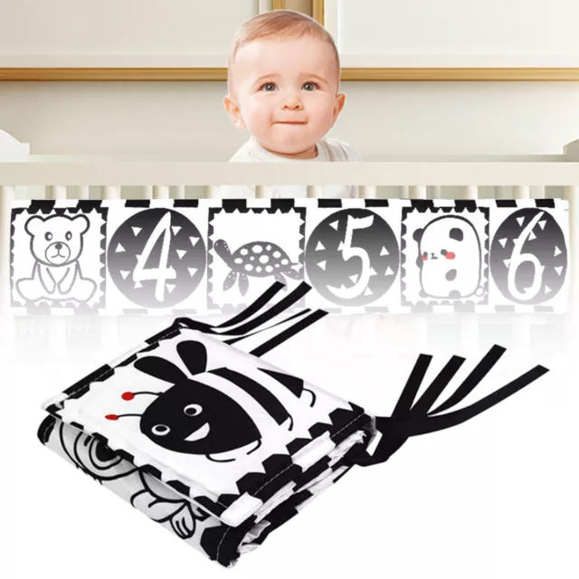 NEW Baby Crib Cloth Book Toys Newborn Early Educational Sensory Development Soft