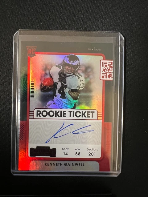 2021 Panini Contenders Optic - Rookie Ticket RPS Autographs Red Prizm #139...