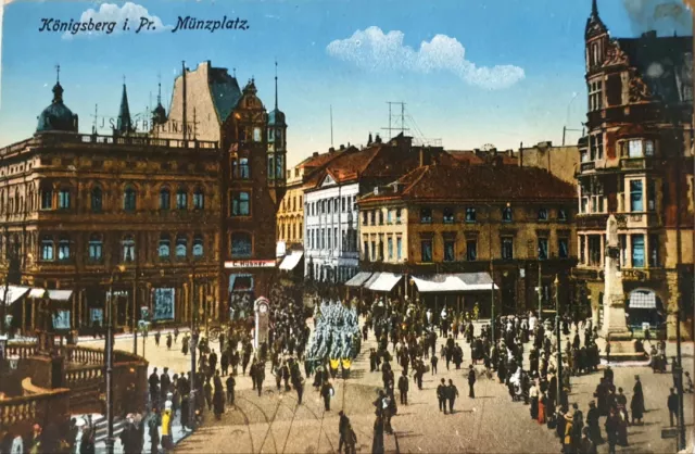 AK Königsberg Ostpreußen Münzplatz Kaliningrad