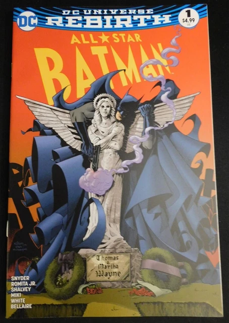 All Star Batman 1 Dc Scorpion Variant Comic Rebirth Kitson Snyder Romita 2016 Nm