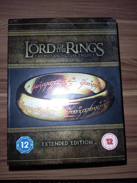 Lord Of The Rings = Extended Edition Trilogy  On Uk Blu Ray