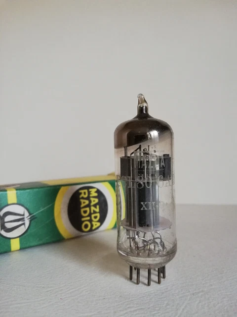 Tube électronique NOS (New Old Stock) 6AL5/EB91 Mazda - Neuf Jamais Utilisé
