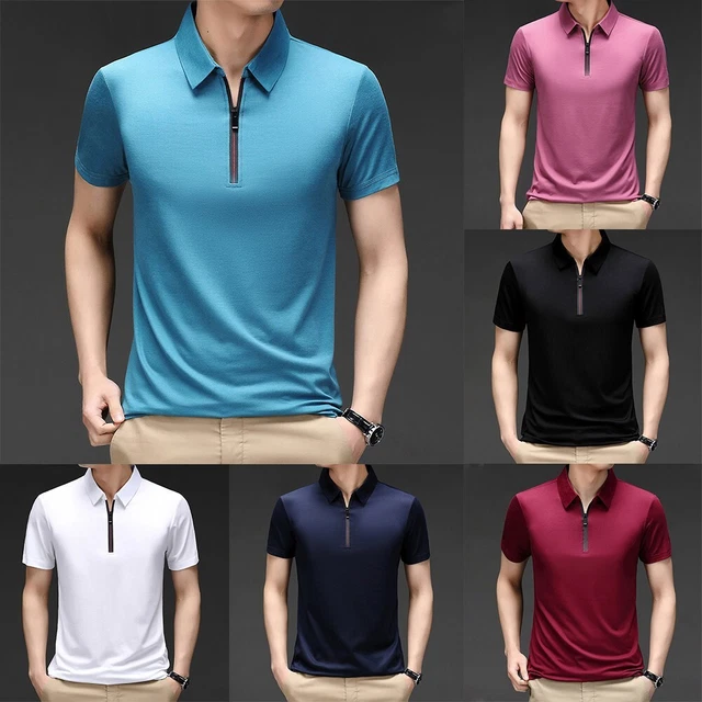 TOFOTL T-Shirt Homme Col V Manches Courtes – Coupe Slim Uni Tendance, Tissu Doux Respirant – Printemps Été Casual Sport