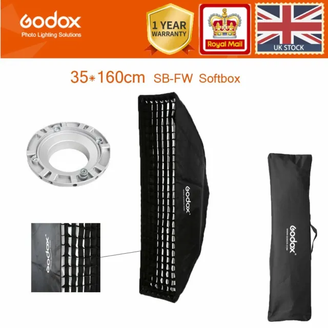 UK Godox 35*160cm Grid Honeycomb Bowens Mount Softbox for Studio  Cost price !