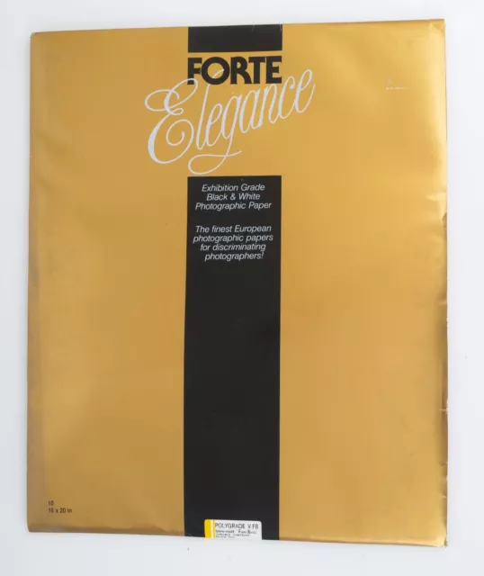 Forte Elegance Photographic Paper DW Semi Matte Polygrade Sealed 16 x 20