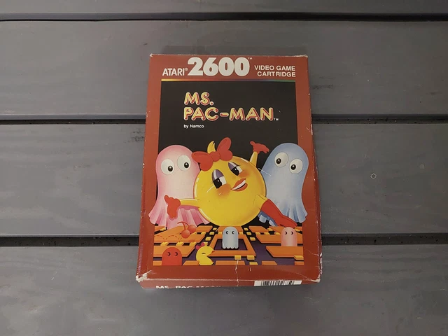 EN BOITE COMPLET - MS PAC-MAN Jeu ATARI 2600 VCS MRS PACMAN