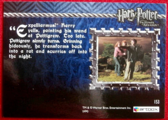 Artbox Harry Potter Prisoner Of Azkaban Trading Cards - PICK YOUR CARD To Build Set