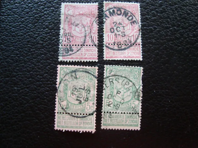 Belgien - Briefmarke Yvert / Tellier N° 68 69 x2 Gestempelt (A50) (2eme Auswahl)