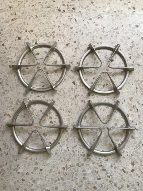 4 supports métal pour brûleur à gaz pour cuisinière